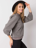 Grey Hattie sweatshirt YOU DON'T KNOW ME