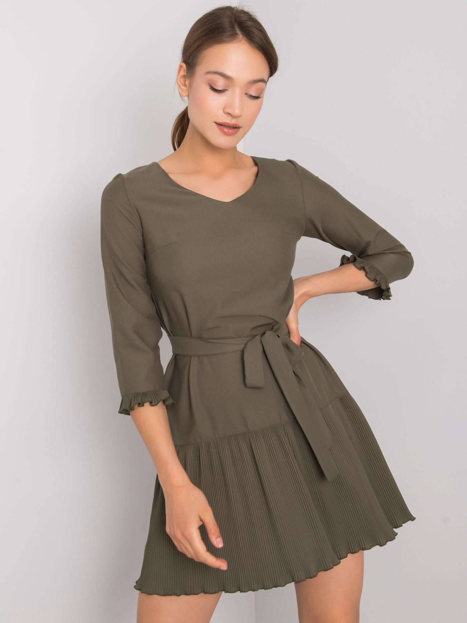Khaki Kleid Fleur