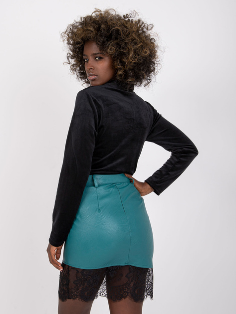 Czarna bluzka z wycięciem Kigali