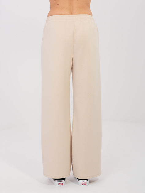 Beżowy damski komplet z bluzą oversize RUE PARIS