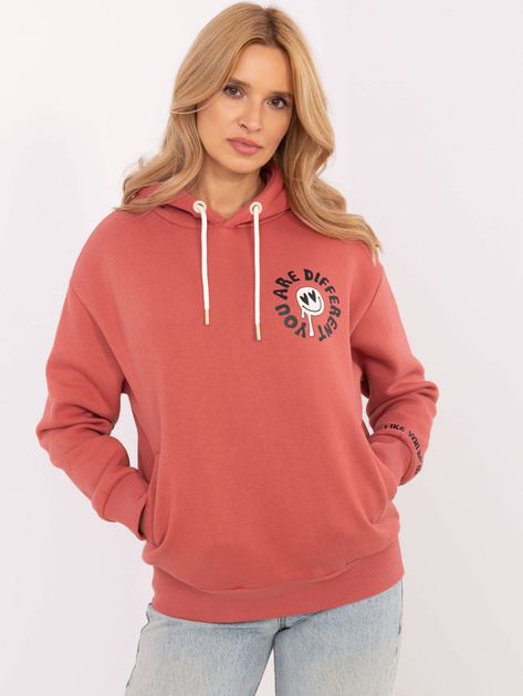 Hurt Koralowa ocieplana bluza z kapturem SUBLEVEL