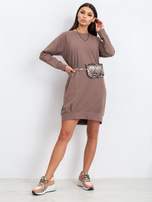 Brązowa sukienka Cristine