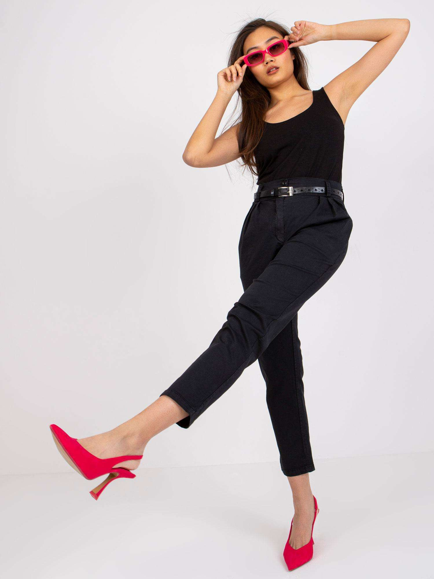 Black Regine Pants