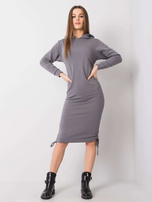 Dark grey dress Noelle RUE PARIS