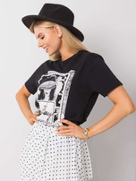 Czarny t-shirt Alessia