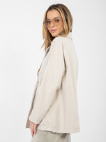  Fango jeansowa kurtka z aplikacją 3D RUE PARIS