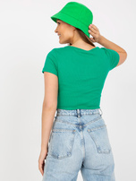 Zielona prążkowana bluzka na co dzień Rubeni OCH BELLA 