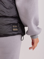 Hurt Czarna kamizelka puchowa z podszewką SUBLEVEL