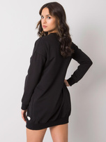 Czarna sukienka z kieszenią Hanely RUE PARIS