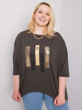 Ciemna khaki bluzka Izzy