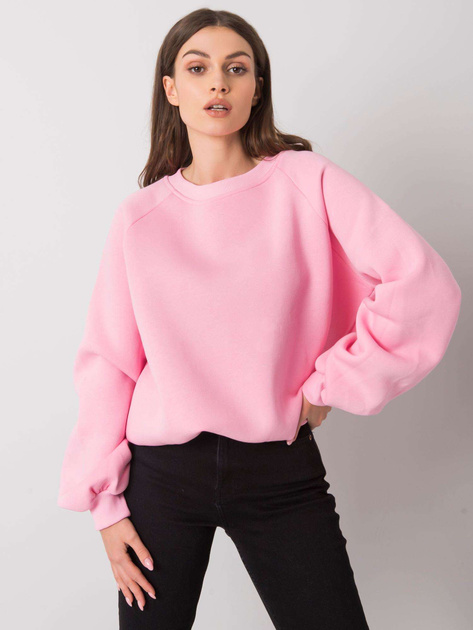 Różowa bluza bez kaptura Tashi RUE PARIS