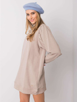 Beżowa sukienka Augusta NIE ZNASZ MNIE