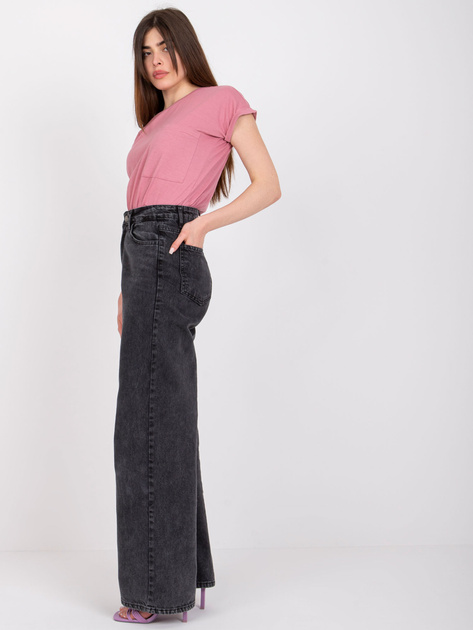 Brudnoróżowy bawełniany t-shirt basic Ventura MAYFLIES