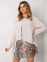 Beżowa luźna sukienka Gracilyn