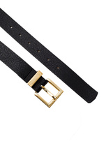 Hurt Czarny pasek z klamrą OCH BELLA