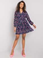 Granatowa sukienka na co dzień Elois RUE PARIS