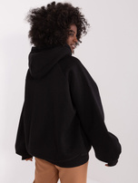Hurt Black oversized hoodie with a hood Diego.