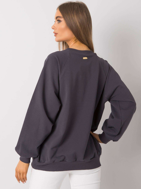 Grafitowa bluza z kieszeniami Gaelle RUE PARIS