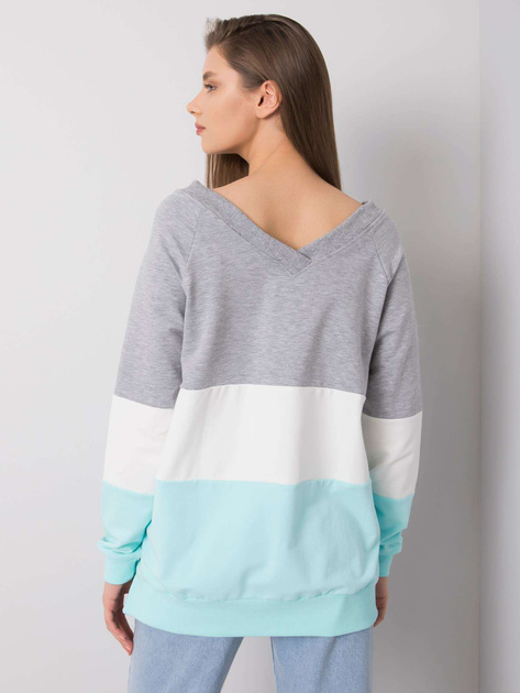 Szaro-miętowa bluza Lotta RUE PARIS