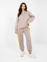 Fango casualowy komplet z miękkiego materiału RUE PARIS 