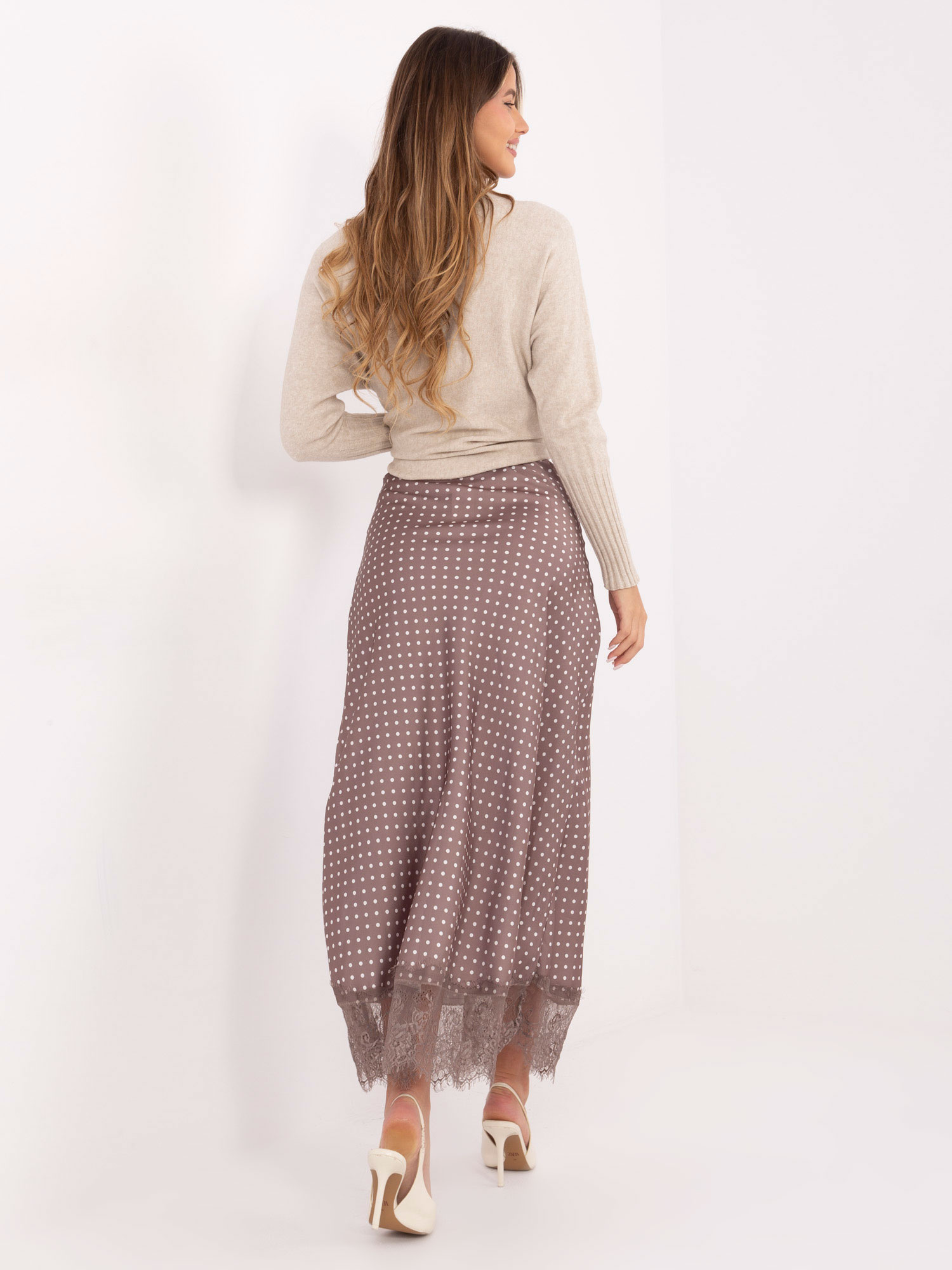Fango skirt with lace finish RUE PARIS.