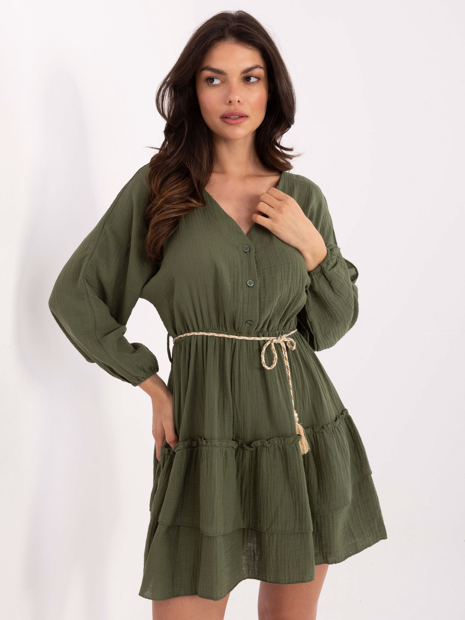 Sukienka khaki