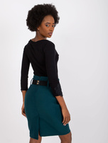 Czarna bluzka w prążek Alissia RUE PARIS