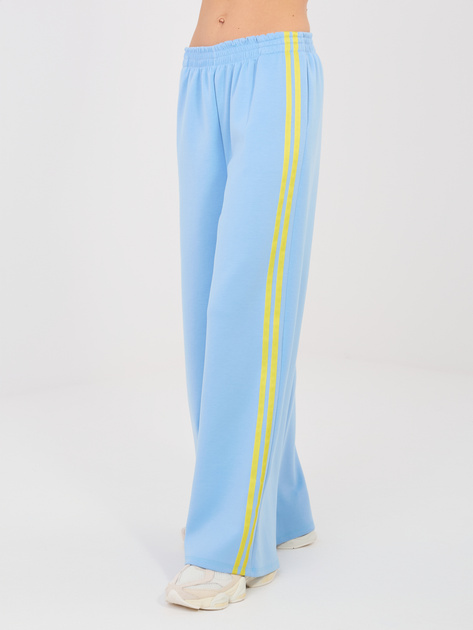 Jasnoniebieski casualowy komplet ze spodniami RUE PARIS