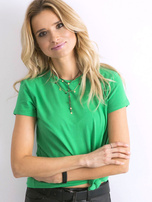 Zielony t-shirt Peachy