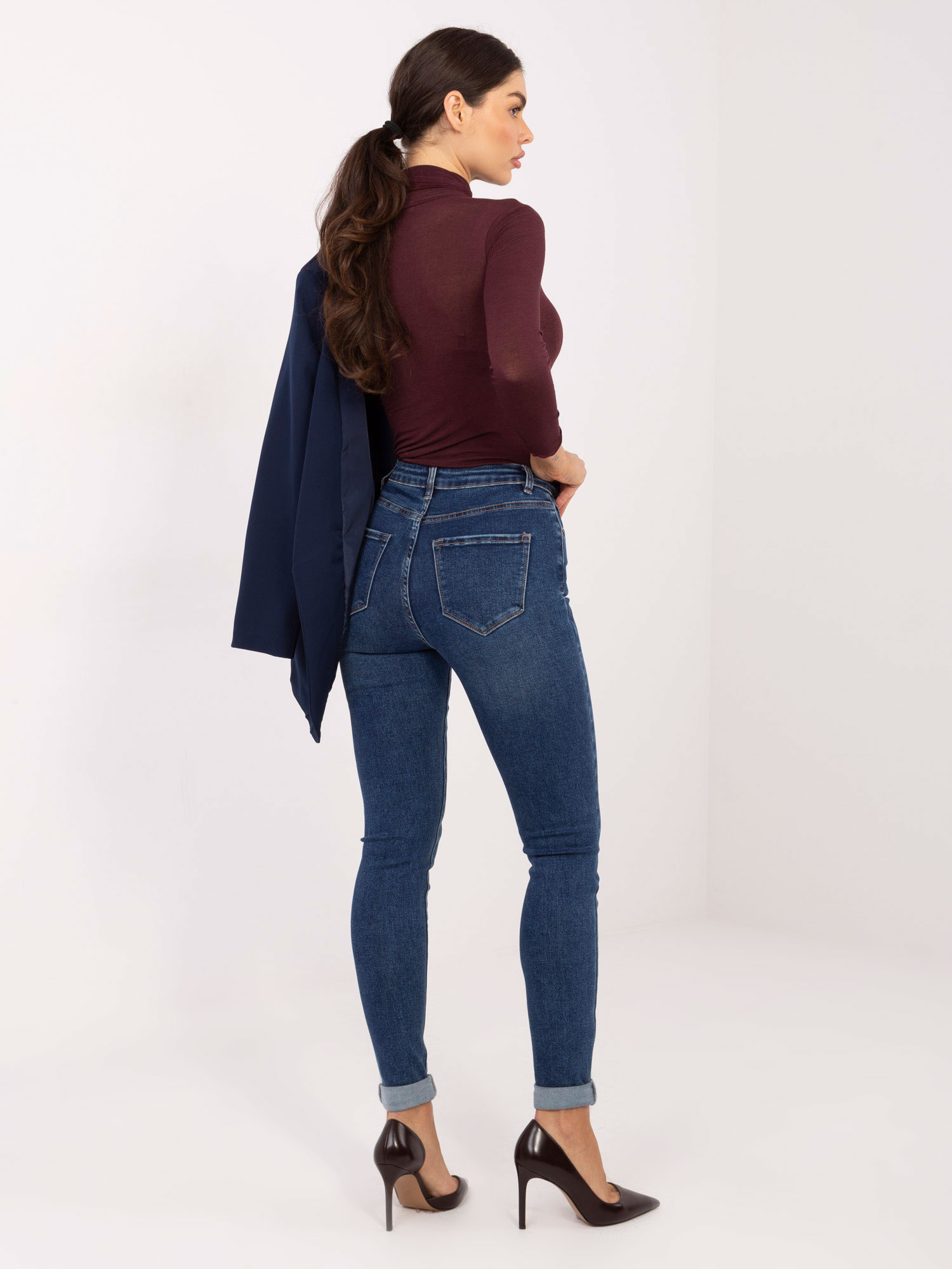 Spodnie jeans ciemny niebieski
