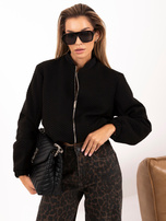 Schwarze Übergangsjacke mit Taschen Haiti RUE PARIS.