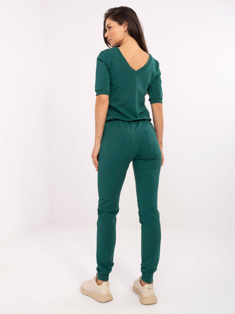 Ciemnozielony kombinezon Ilina