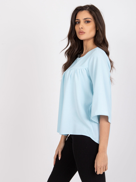 Jasnoniebieska luźna bluzka Anita RUE PARIS