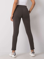 Ciemne khaki spodnie Cynthia