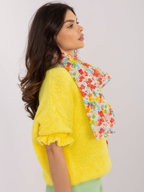 Hurtownia Czerwono-biała chusta z bawełny