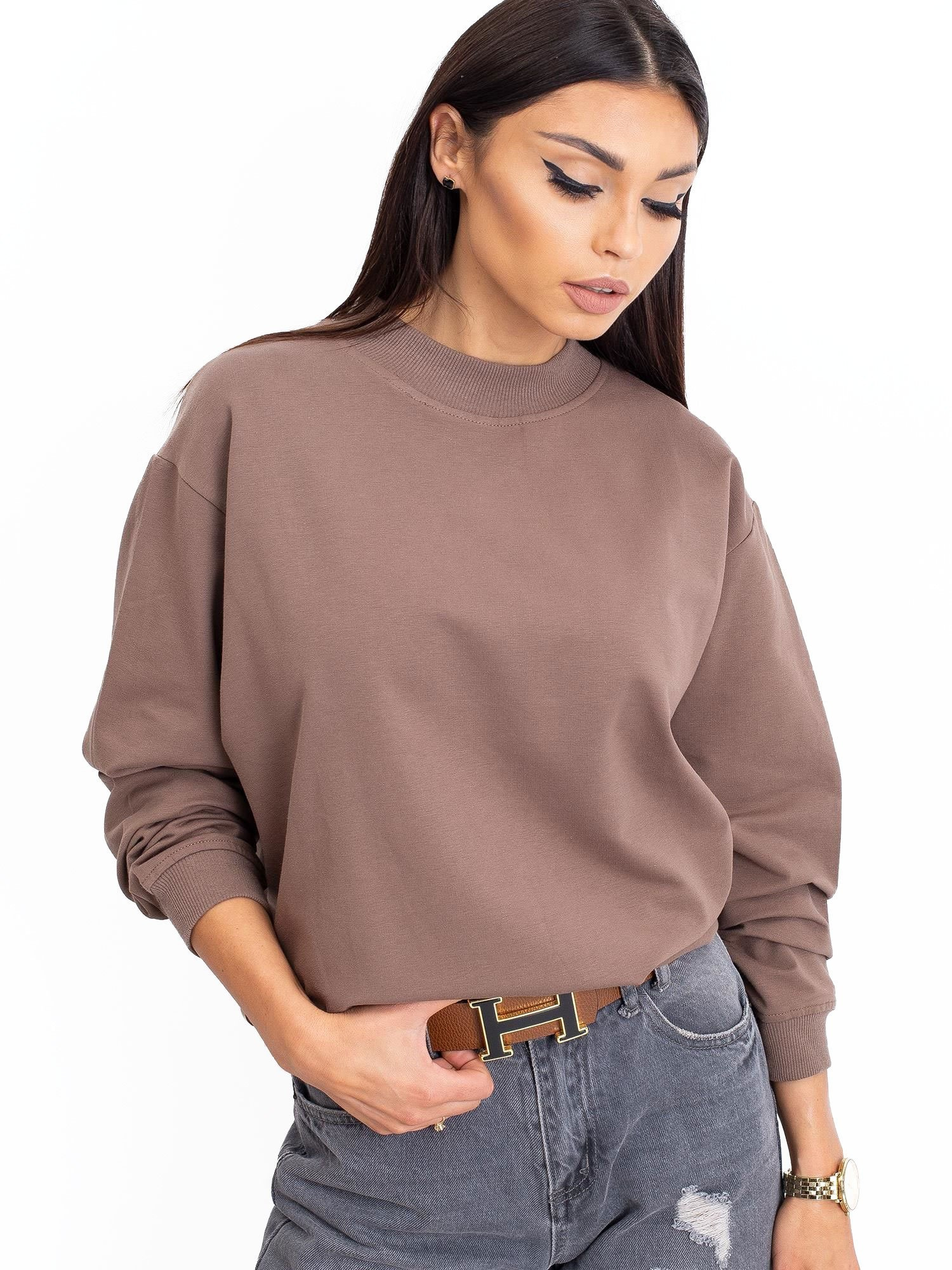 Kawowa bluza Twist