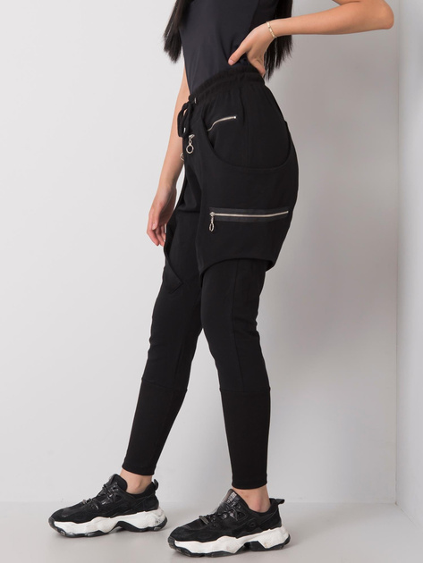 Czarne spodnie dresowe Megan