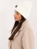 Hurtownia Ecru damska czapka na zimę RUE PARIS 
