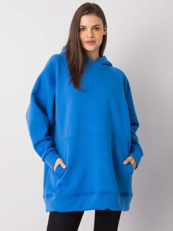 Dark blue women's hoodie Selita.