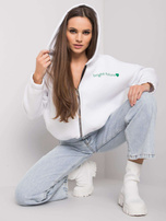 Weiße Sweatshirt mit Stickerei Michelle RUE PARIS.