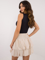 Hurtownia online Beżowa gładka spódnica bombka