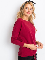 Bordowa bluzka Carla