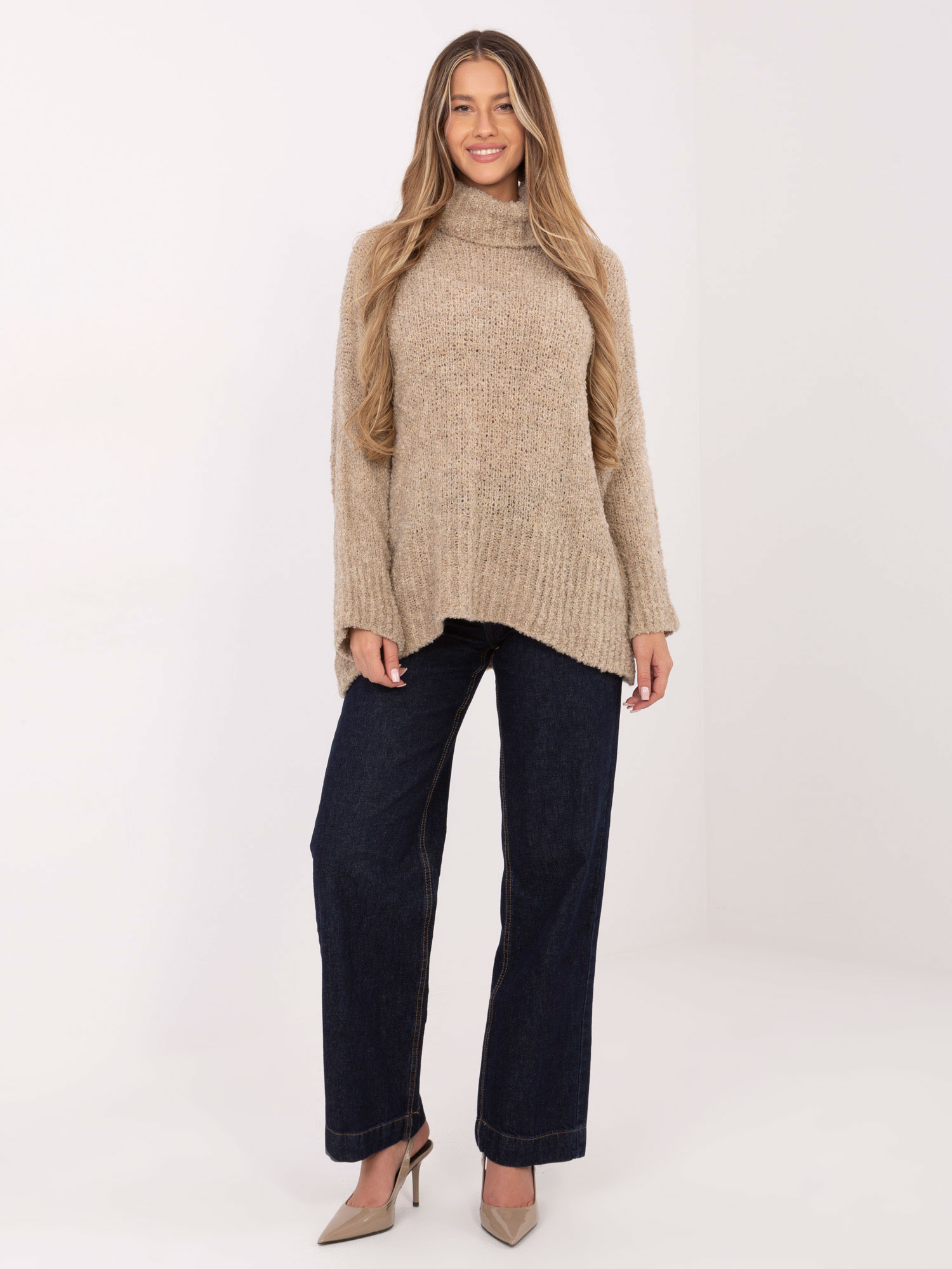 Sweter beżowy