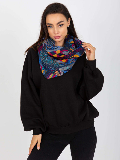 Hurtownia online Granatowa chusta komin z nadrukiem