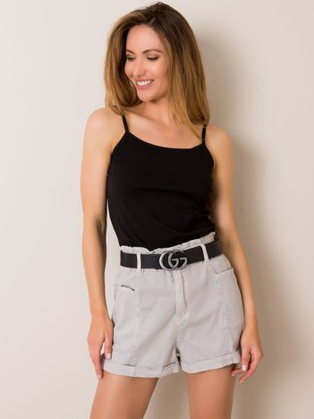 Schwarzes Top Kessi.
