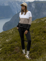 Beżowo-czarny komplet Sandra RUE PARIS