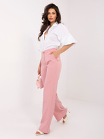 Biała bawełniana koszula z rękawem 3/4