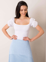 Weiße Bluse von Simon.