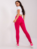 Hurt Fuksjowe damskie spodnie dresowe z wiązaniem