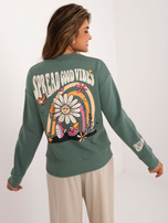 Hurt Khaki bluza z printem SUBLEVEL